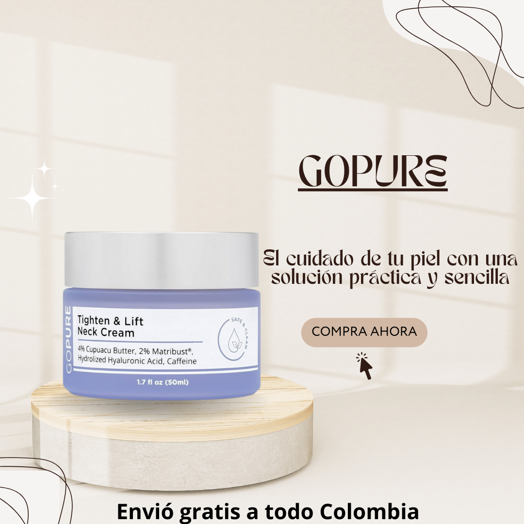 GOPURE | Hidrata, suaviza y cuida la piel de tu cuello