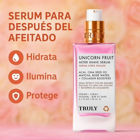 Truly Unicorn fruit| El after shave que tu piel ama.