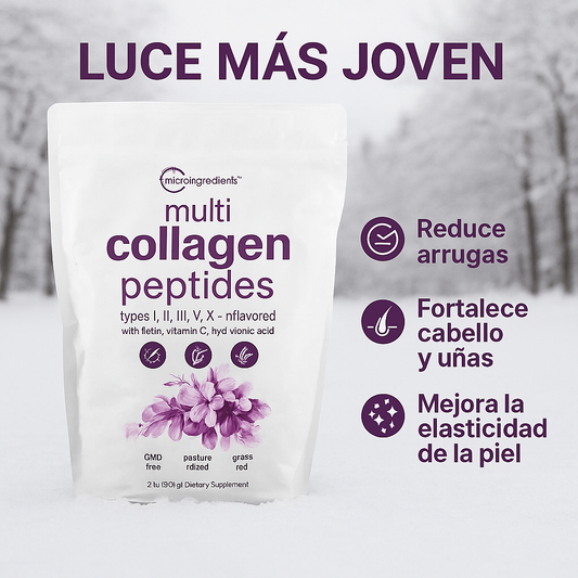 Multi Collagen Peptides| Belleza que se nota, juventud que se siente.