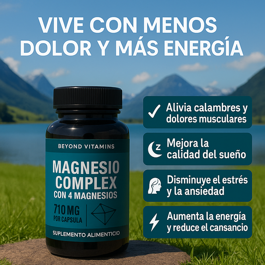 Magnesio Complex | Vitalidad diaria con cada cápsula.