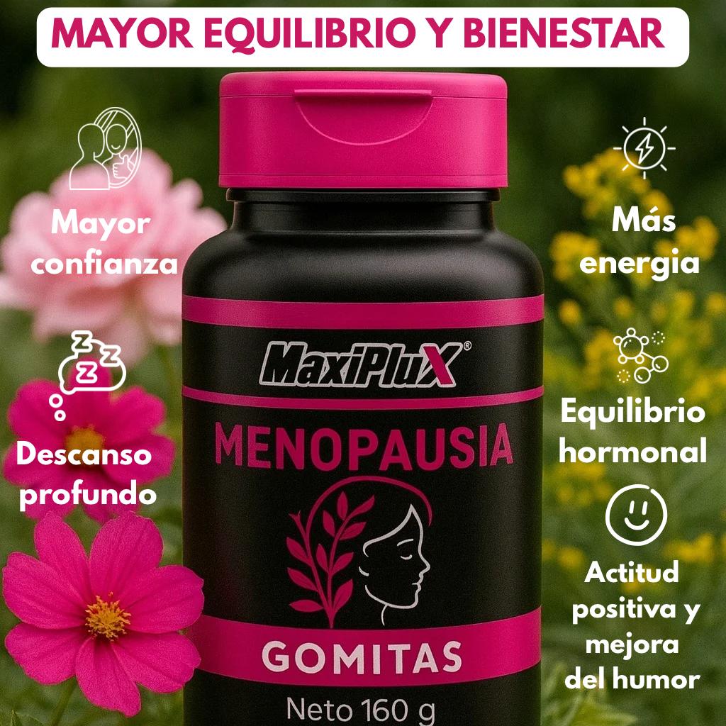 MaxiPlus Gomitas para menopausia| Equilibrio y confianza en cada toma